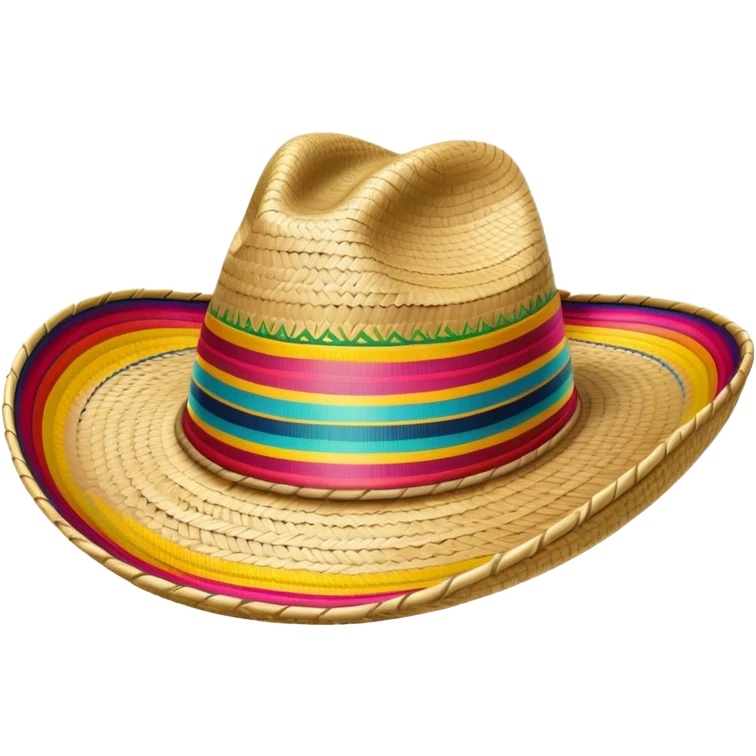 colorful traditional Mexican sombrero hat emoji