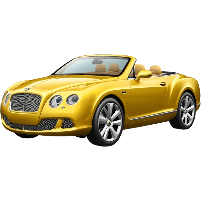 Yellow Bentley emoji