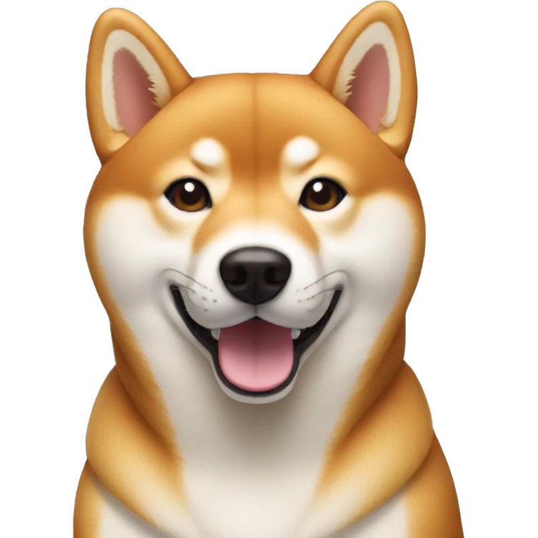 Shiba inu wearing  apple vison pro  emoji