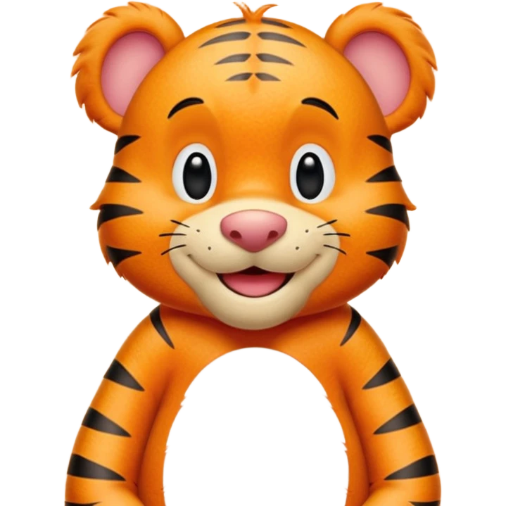 Tigger from the animated series Winnie the Pooh and Tigger Too emoji