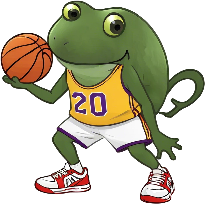Turtle playing basketball emoji
