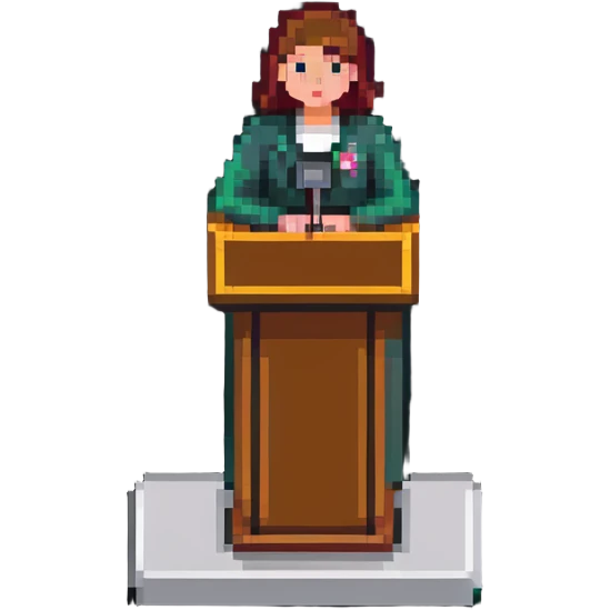 governor at a podium emoji