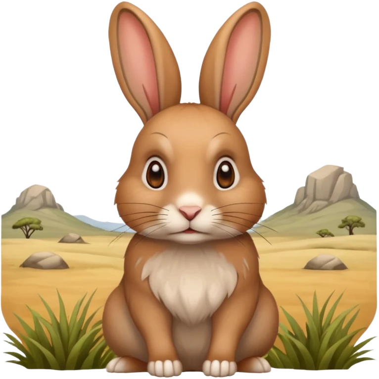 Un lapin des savannes emoji