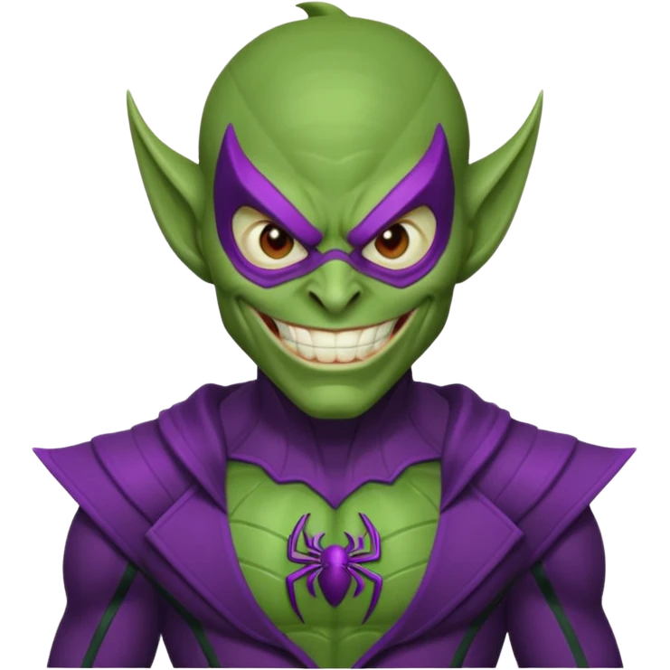 Green goblin classic Spiderman  emoji