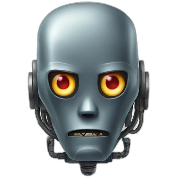Evil robot emoji
