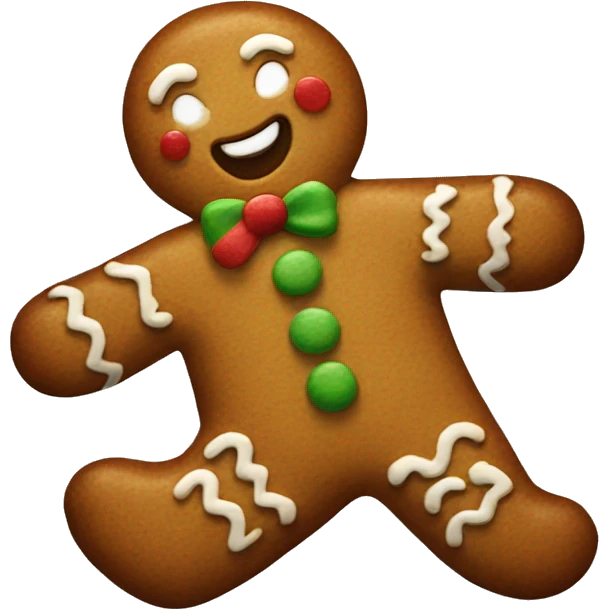The Gingerbread Man emoji