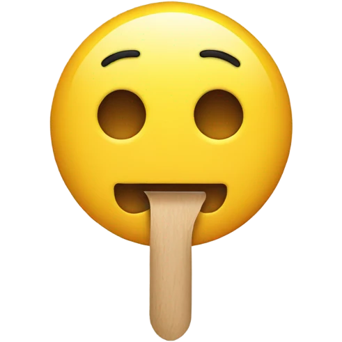 Emoji face with a peg on nose emoji