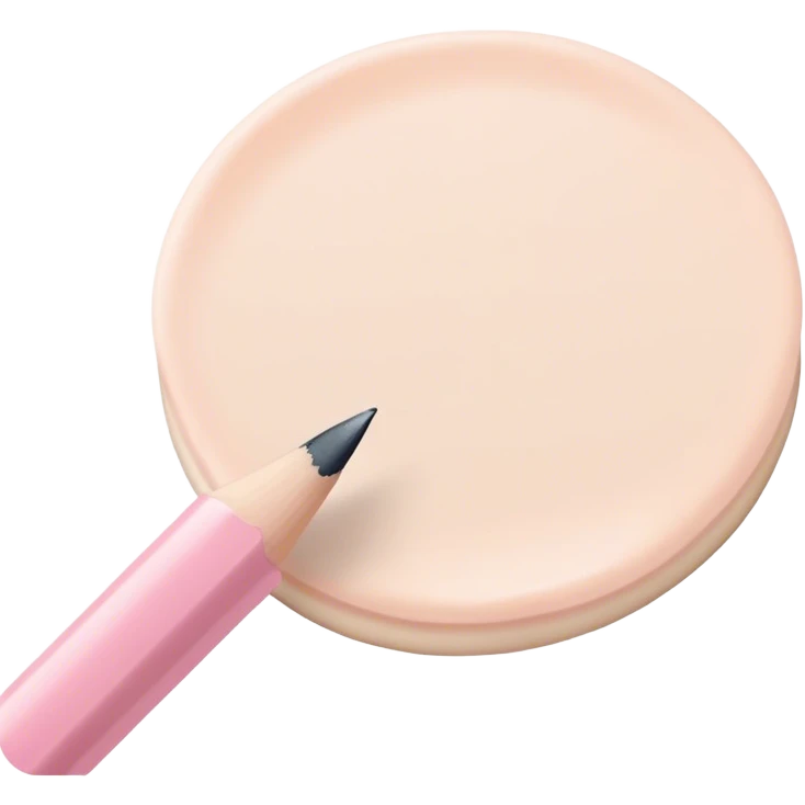 hand writes pastel pan emoji