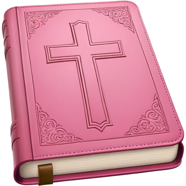 Pink Bible emoji