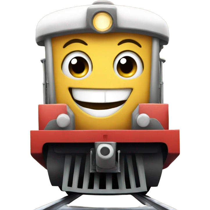 Happy train emoji