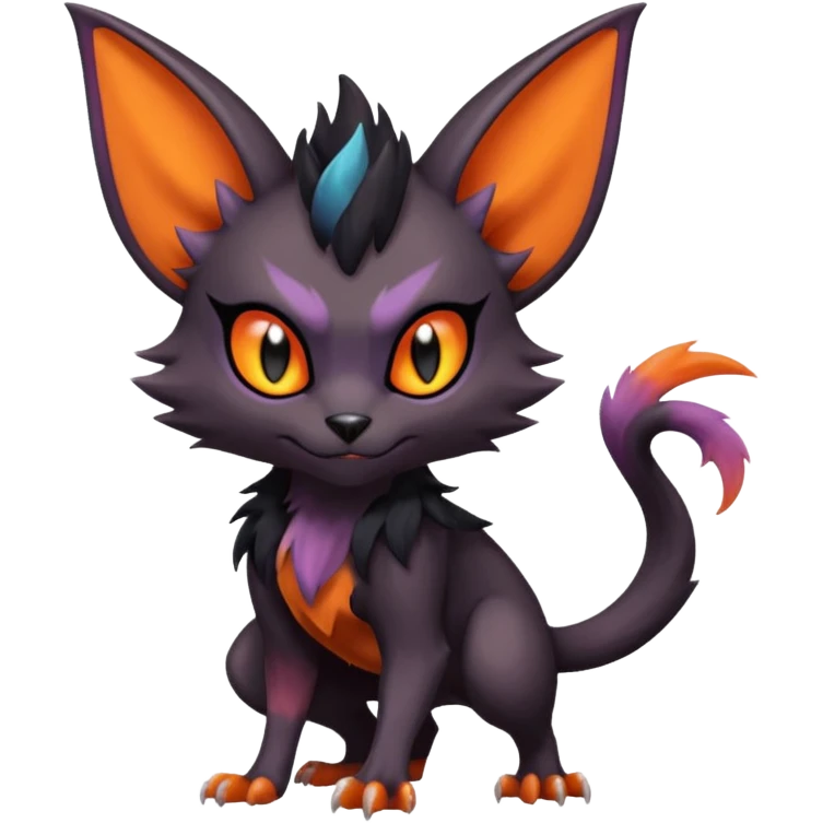 Noivern-Noibat-Lykoi-Torracat-fusion emoji