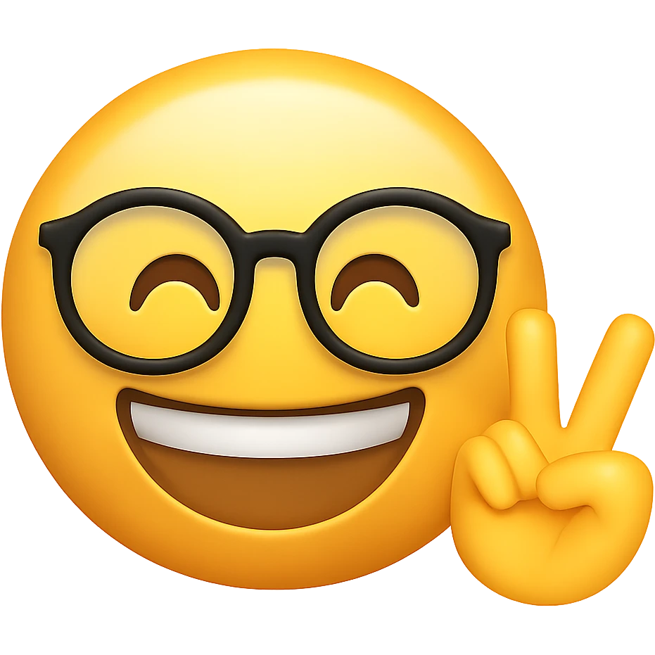 Remove the background and make it transparent while keeping the emoji style and expression unchanged. emoji