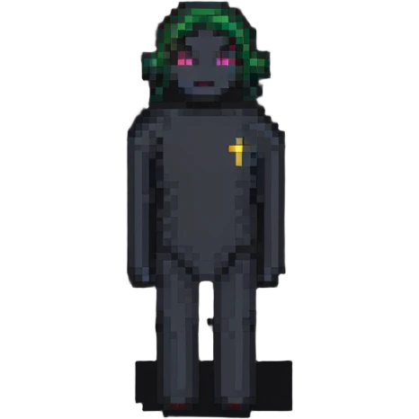 retro RPG style human character, compact proportions emoji