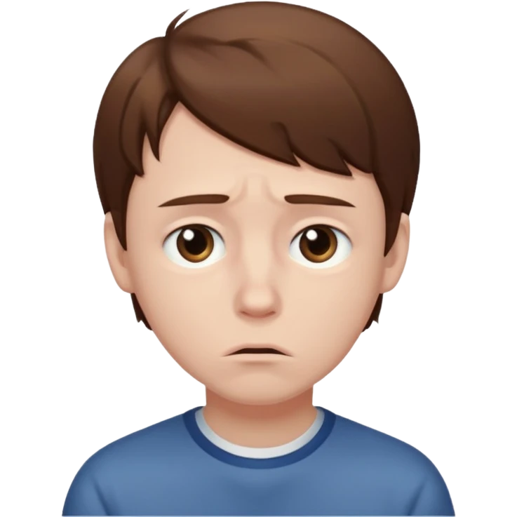 Sad boy emoji