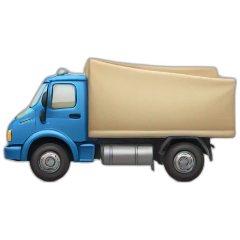 Camion avec bébé emoji