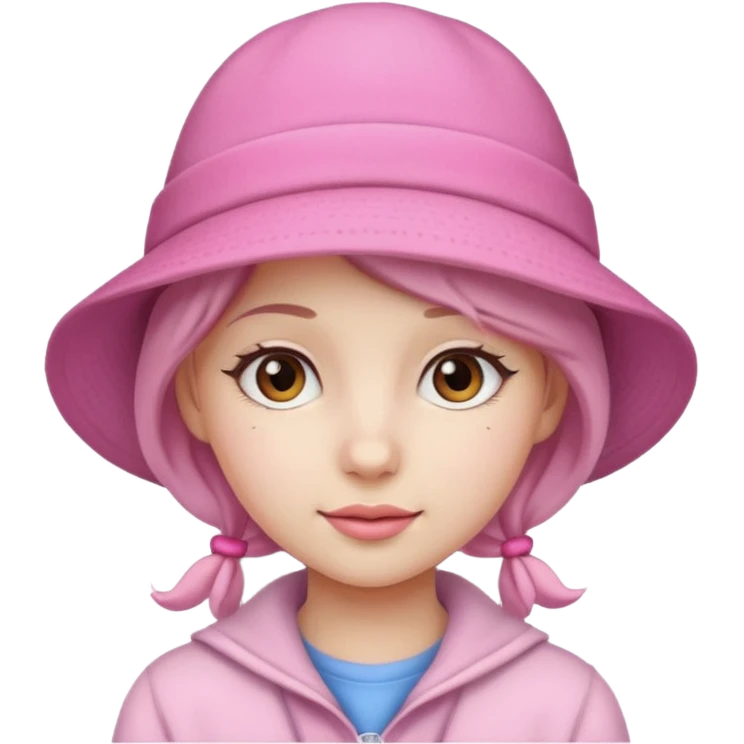 pink hat girl emoji