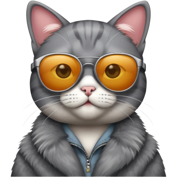 Cat wearing sunglasses emoji