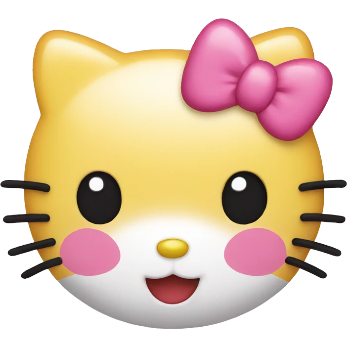 Hello kitty smiley emoji