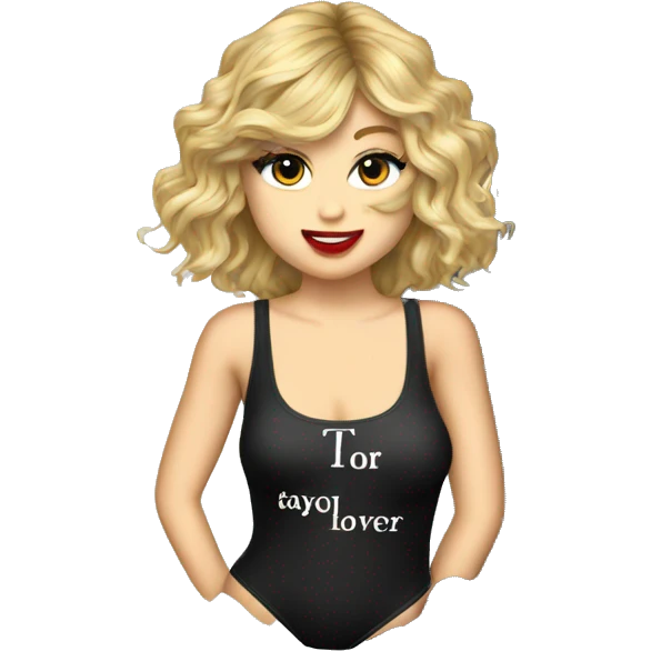 Taylor swift lover bodysuit emoji