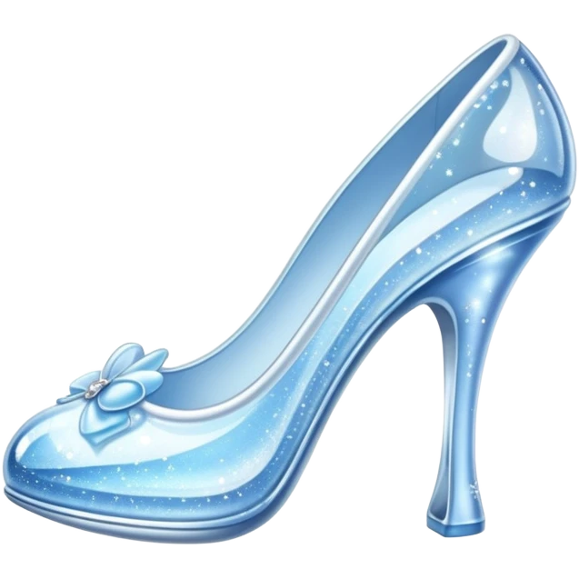 cinderella's glass shoes emoji