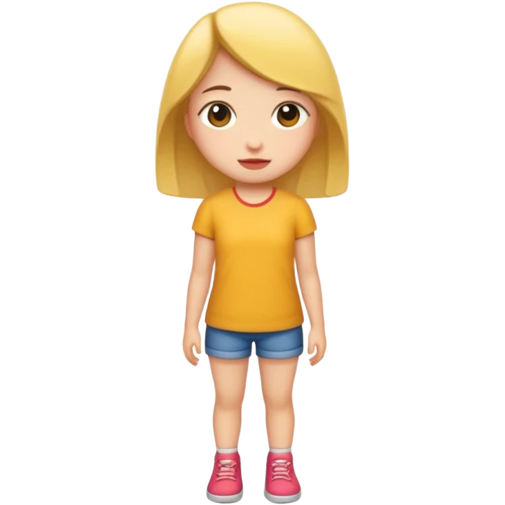 A short girl emoji