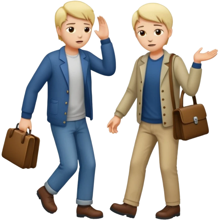 Someone helping otherone drunk friend walk home emoji