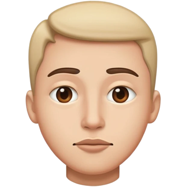Side eye with straight mouth emoji