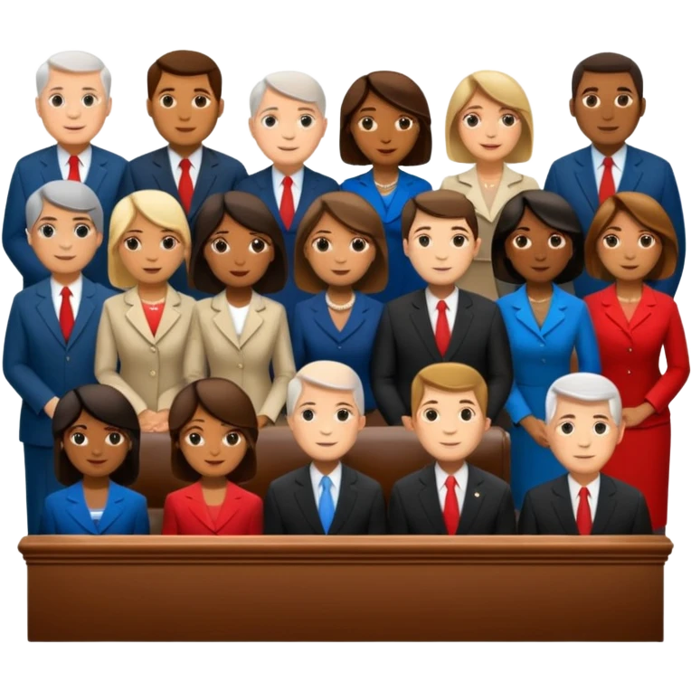 two thirds members of the senate and the house of representatives in congress emoji