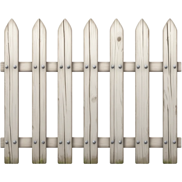 White fence emoji