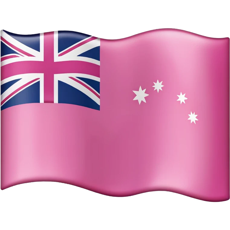 Pink Australian Flag emoji