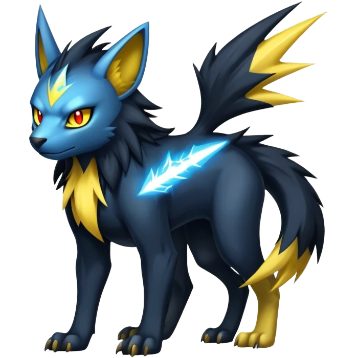 Manectric-Luxray-hybrid-creature emoji