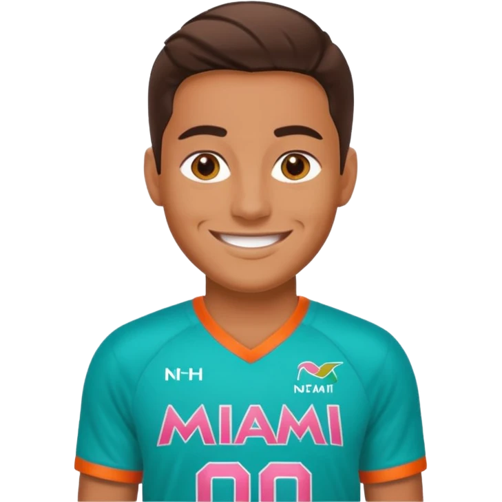 je suis avec maillot de NTM Miami emoji