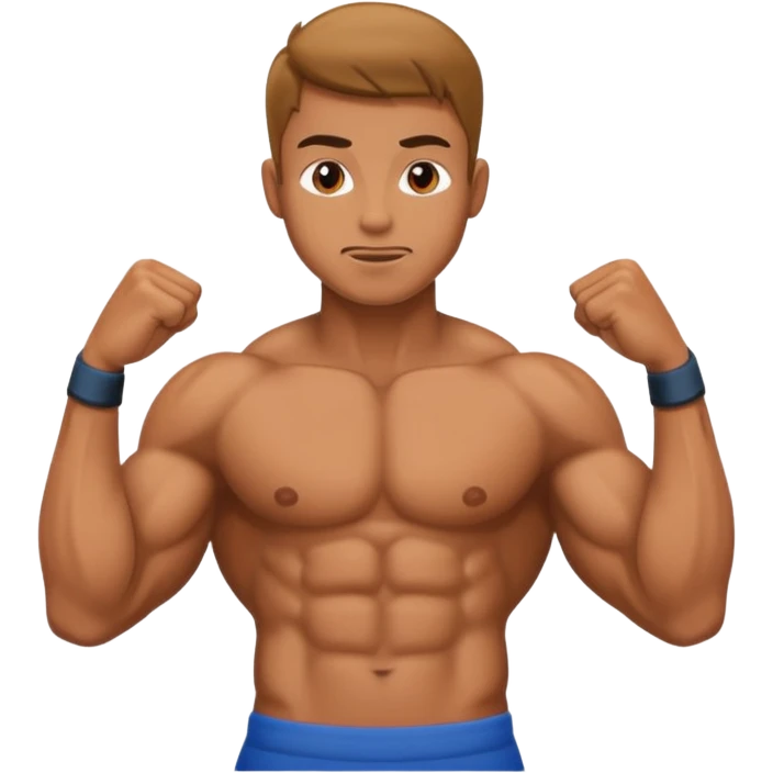 chest focus on abs  emoji