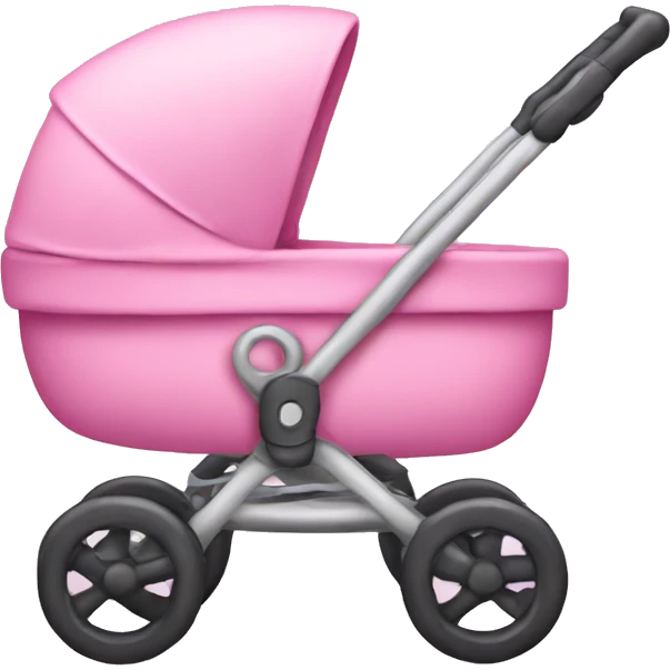 Pink stroller emoji