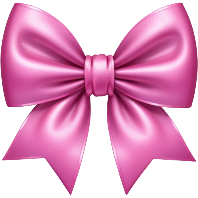 very sparkly bow pink emoji