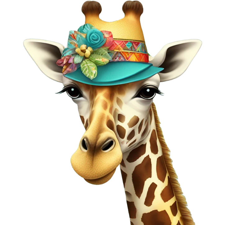 Fancy giraffe  emoji