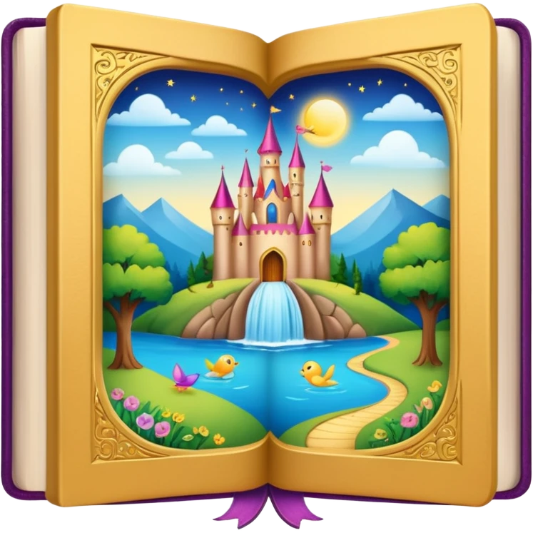 Fairytale book emoji