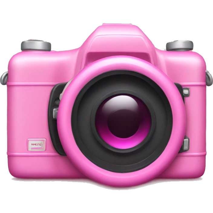 Pink camera  emoji