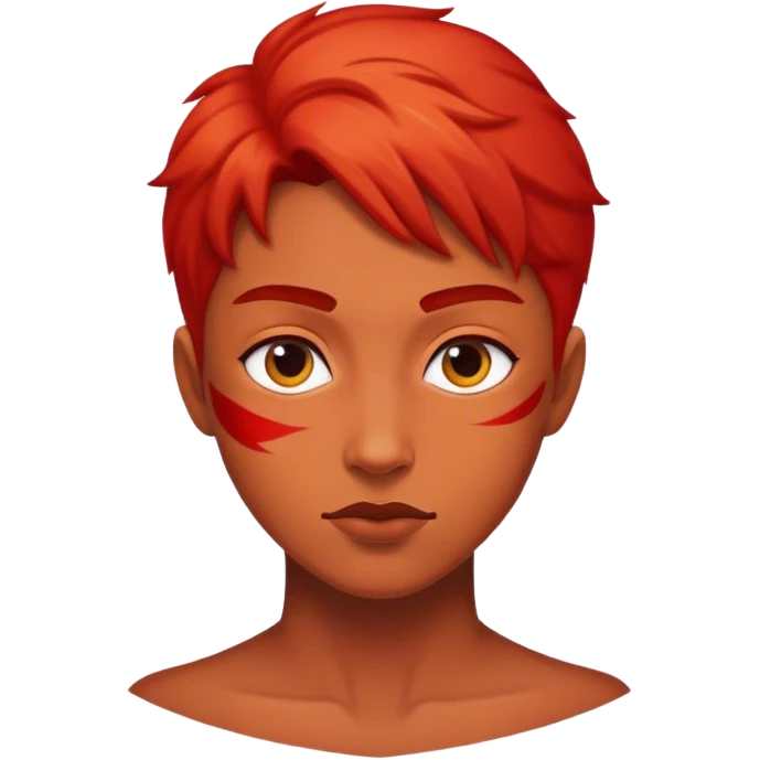 Red rising  emoji