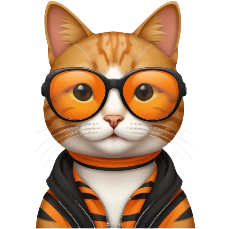 Cat wearing sunglasses emoji