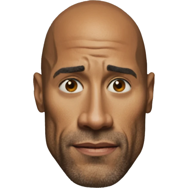 the rock meme emoji