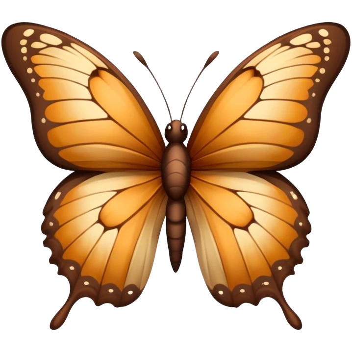 Brown butterfly  emoji