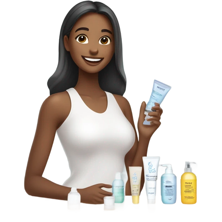 skin care girl emoji