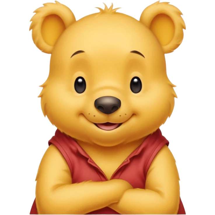 a cute whinne the pooh emoji