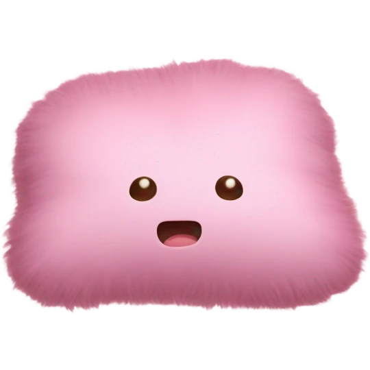 Cute cozy pink  emoji