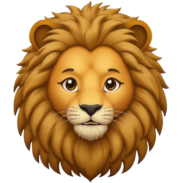 man in lion  costume  emoji