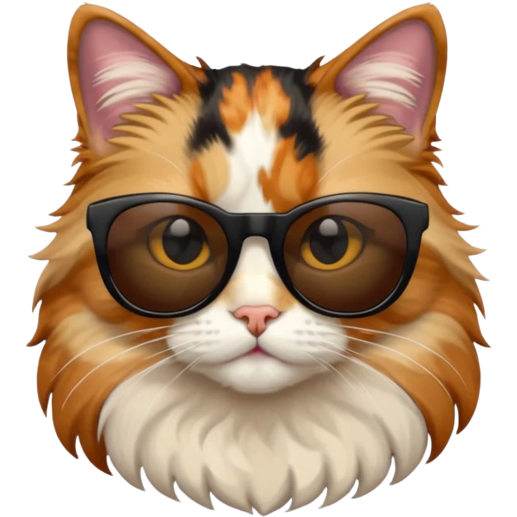 Cat wearing sunglasses emoji