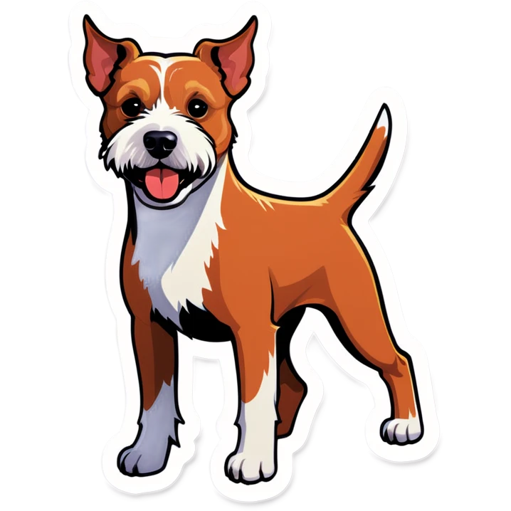 An American terrier without wool emoji