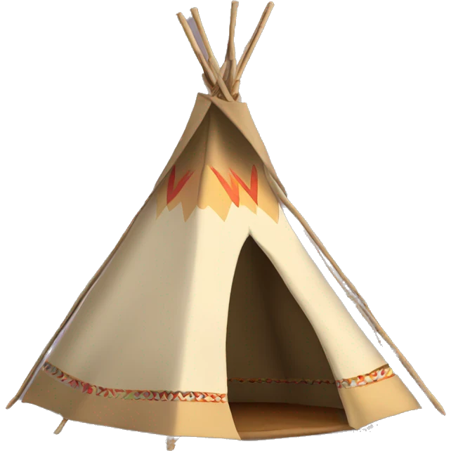teepee tent emoji
