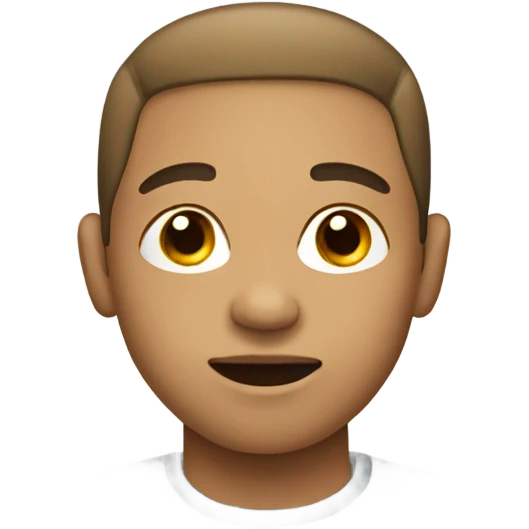 Light skin face emoji